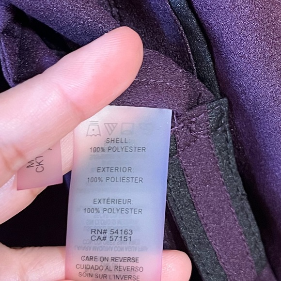 Calvin Klein button down blouse w/ two front pockets - Picture 6 of 10